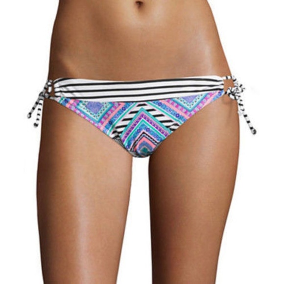 Arizona Jean Company Other - Arizona Mix & Match Side-Tie Hipster Swim Bottoms